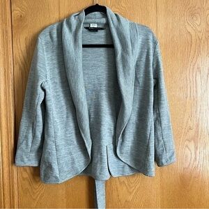 BCBG Maxazria size medium gray wool cardigan